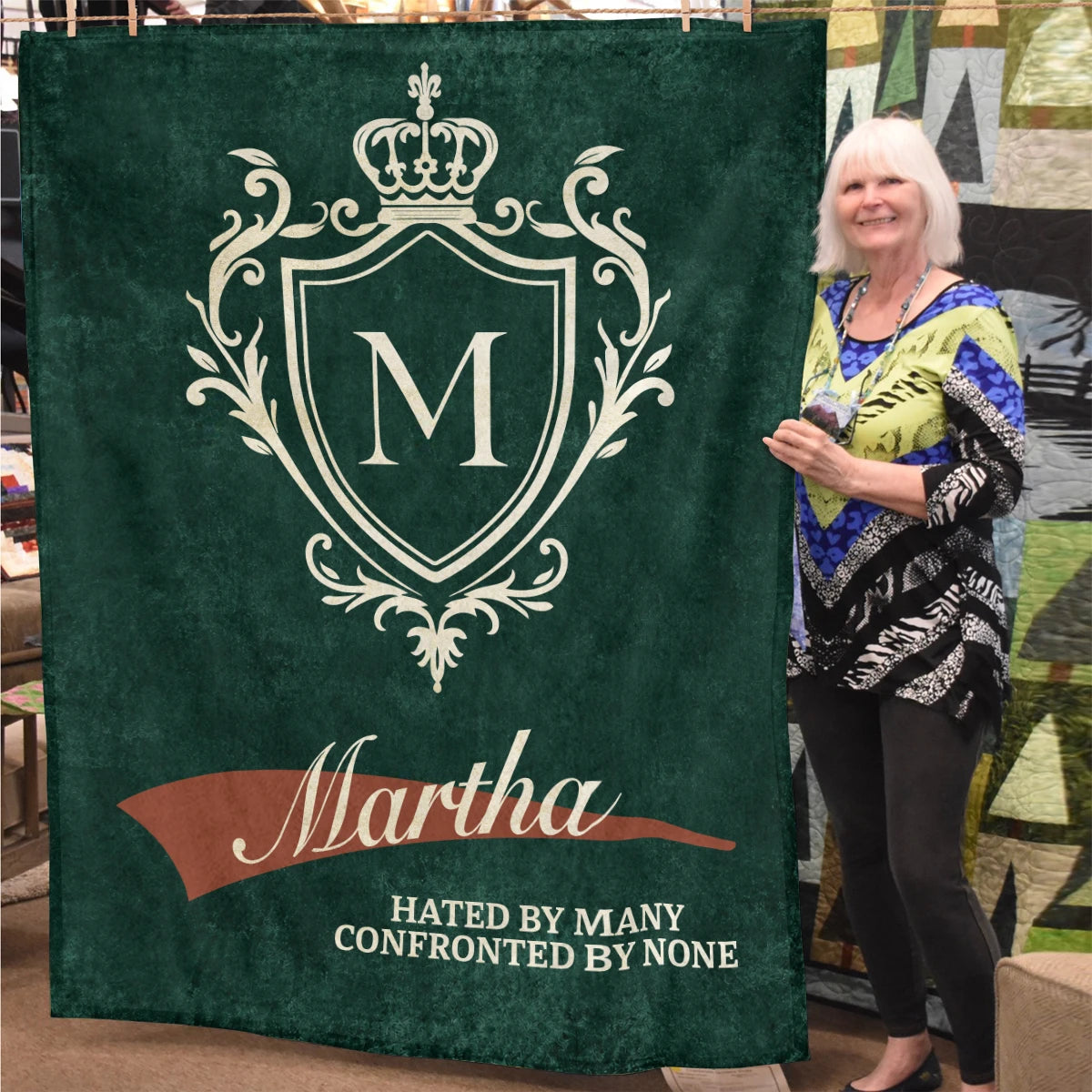 Hated by Many Confronted by None Old Money Blanket MARTHA 13K1 BK19