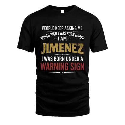 JIMENEZ 13K1-562 People Keep Asking Me ...