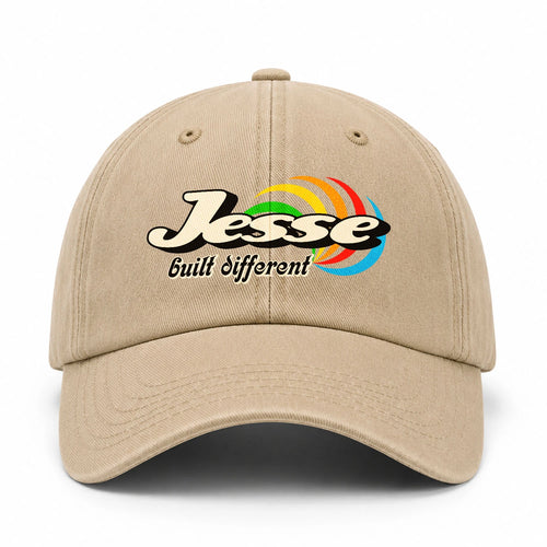 Your Name Built Different Retro Washed Cap JESSE 13K1 C55PF