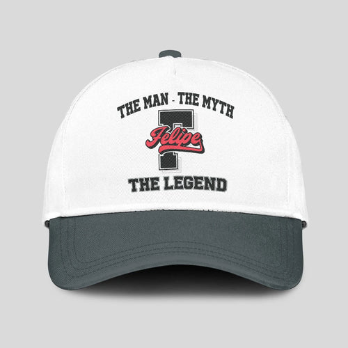 The Man The Myth The Legend Custom Initial Letter And Name Cap FELIPE 13K1 C38PF