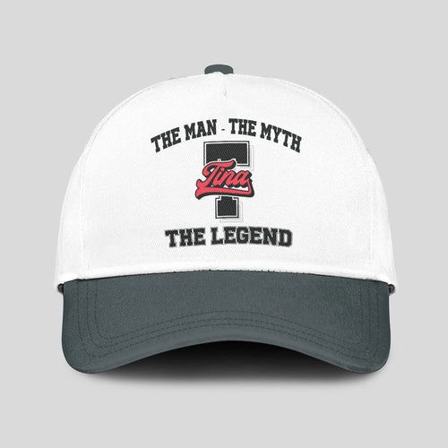 The Man The Myth The Legend Custom Initial Letter And Name Cap TINA 13K1 C38PF