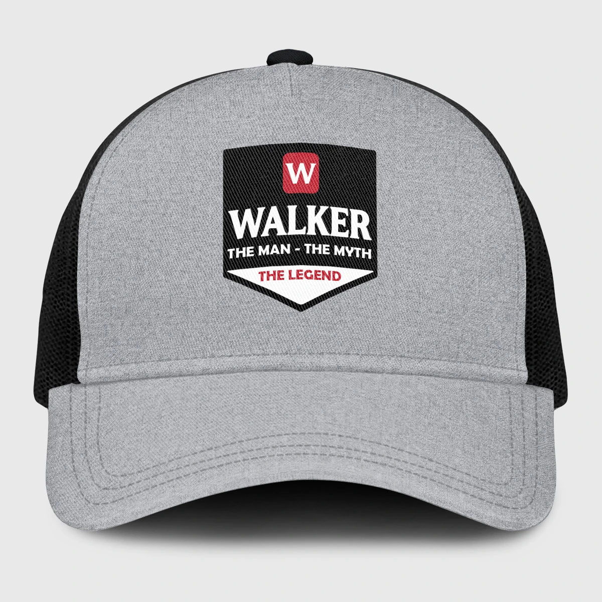 The Man The Myth The Legend Gray Mesh Cap WALKER 13K1 C189PF
