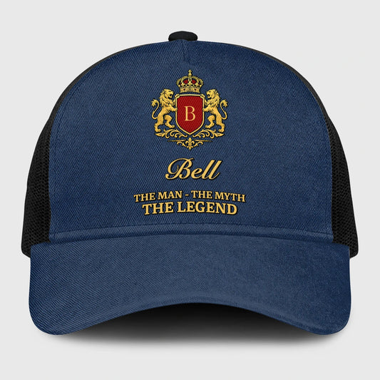 The Man The Myth The Legend Royal Blue Mesh Cap BELL 13K1 C187PF