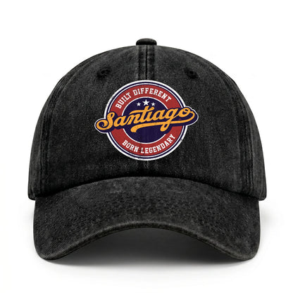 Built Different Born Legendary Logo Washed Cap SANTIAGO 13K1 C65PF