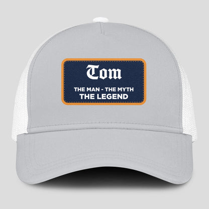 The Man The Myth The Legend Gray Mesh Cap TOM 13K1 C204PF