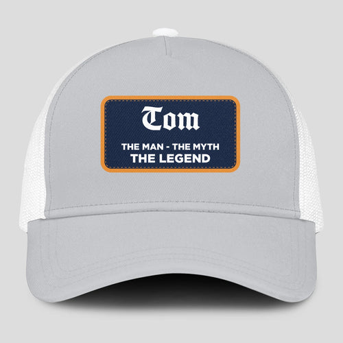 The Man The Myth The Legend Gray Mesh Cap TOM 13K1 C204PF