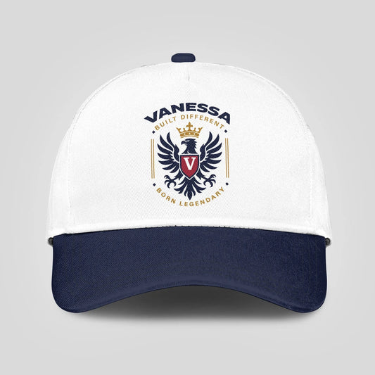 Built Different Born Legendary Elegant Blue And White Cap VANESSA 13K1 C76PF
