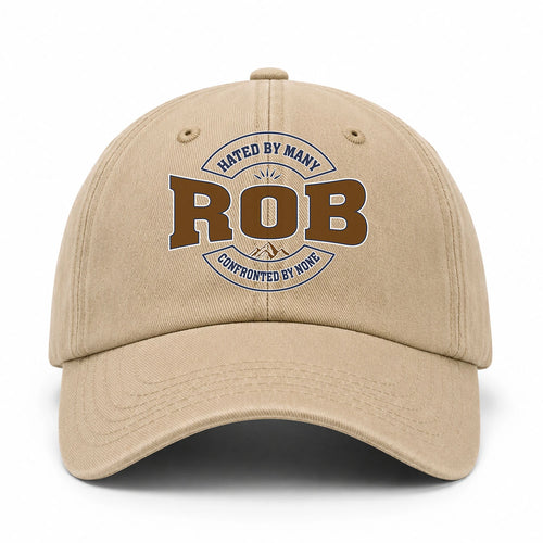 Hated By Many Confronted By None Washed Cap ROB 13K1 C36PF