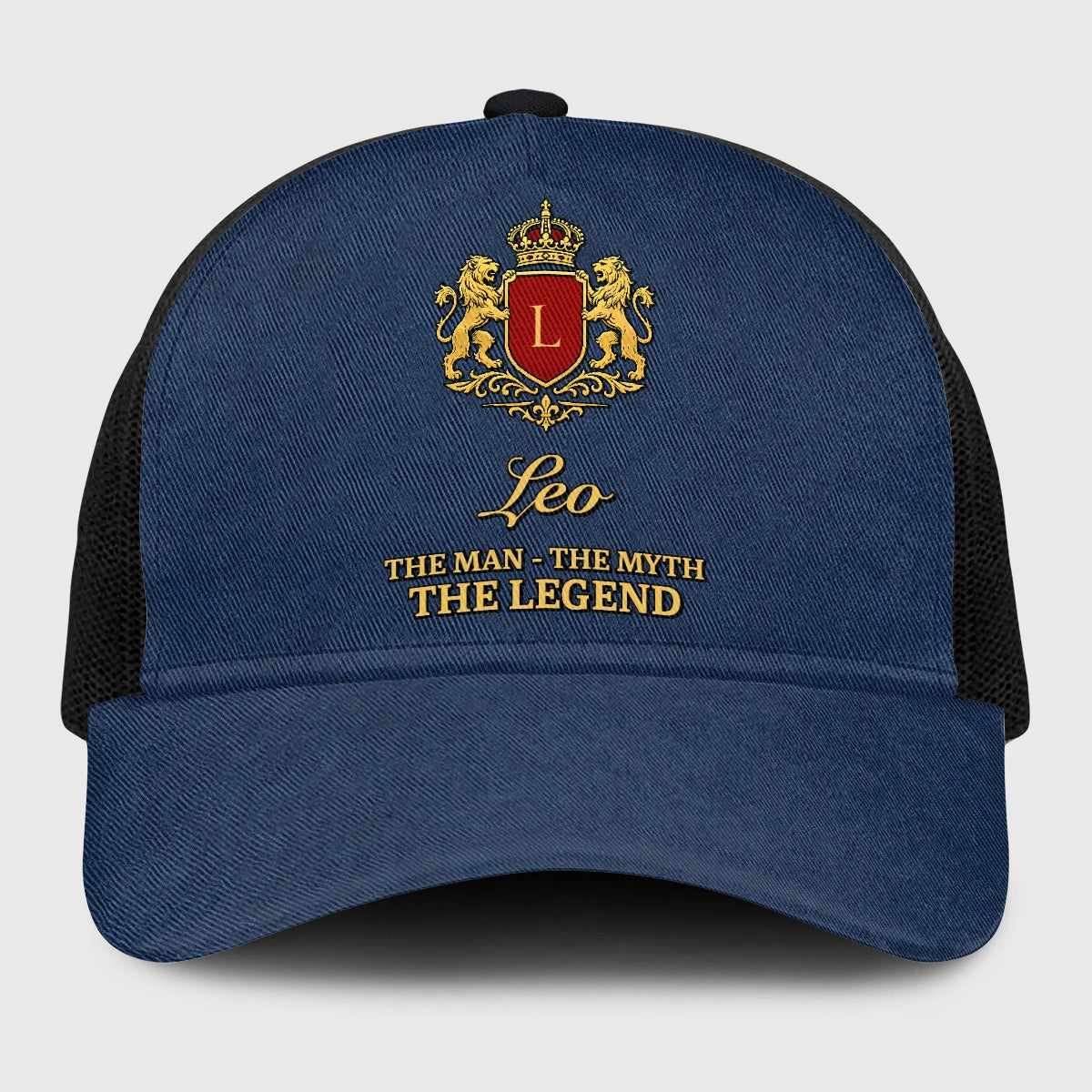 The Man The Myth The Legend Royal Blue Mesh Cap LEO 13K1 C187PF