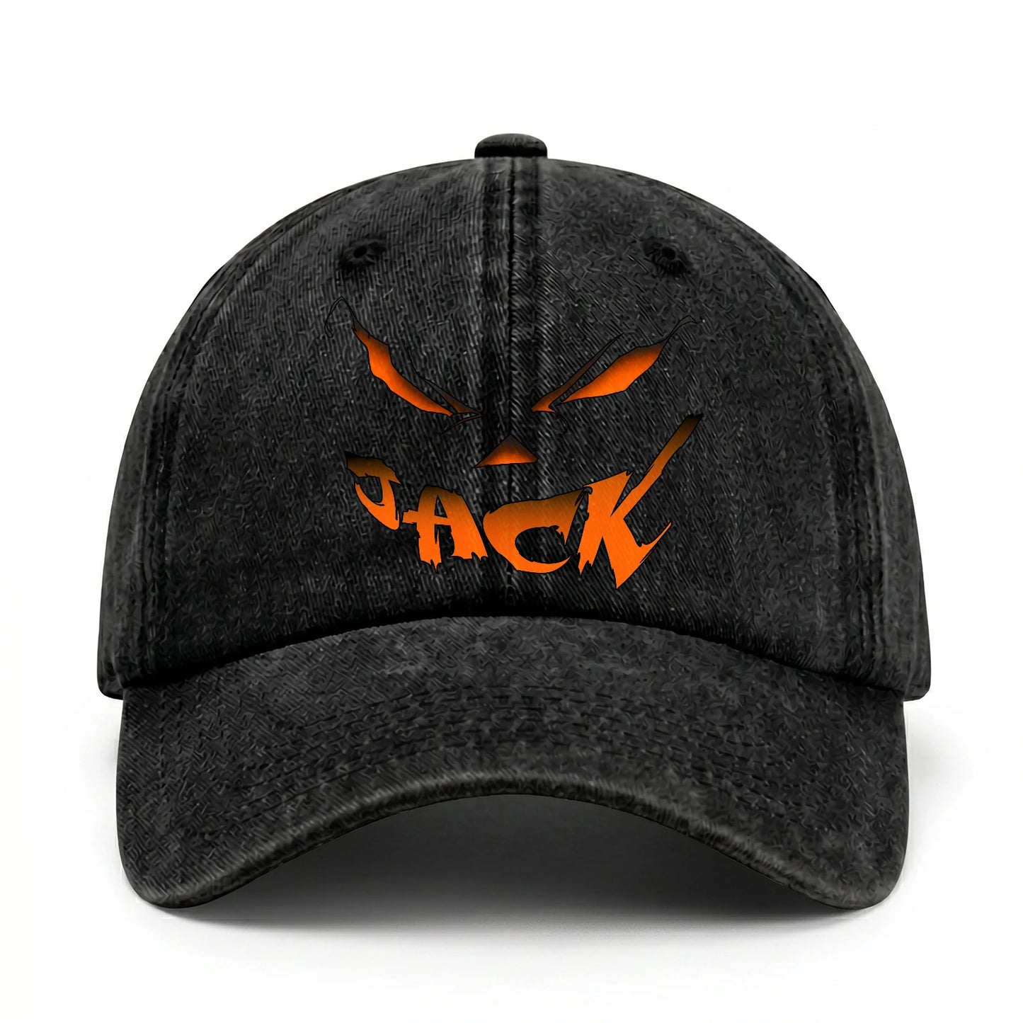 Stay Hungry Pumpkin Chasing Ghosts Funny Washed Cap JACK 13K1 C101PF