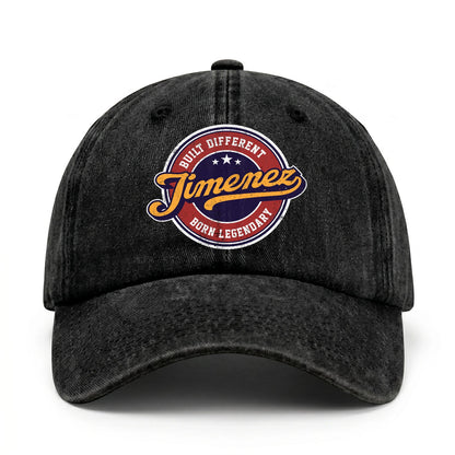 Built Different Born Legendary Logo Washed Cap JIMENEZ 13K1 C65PF