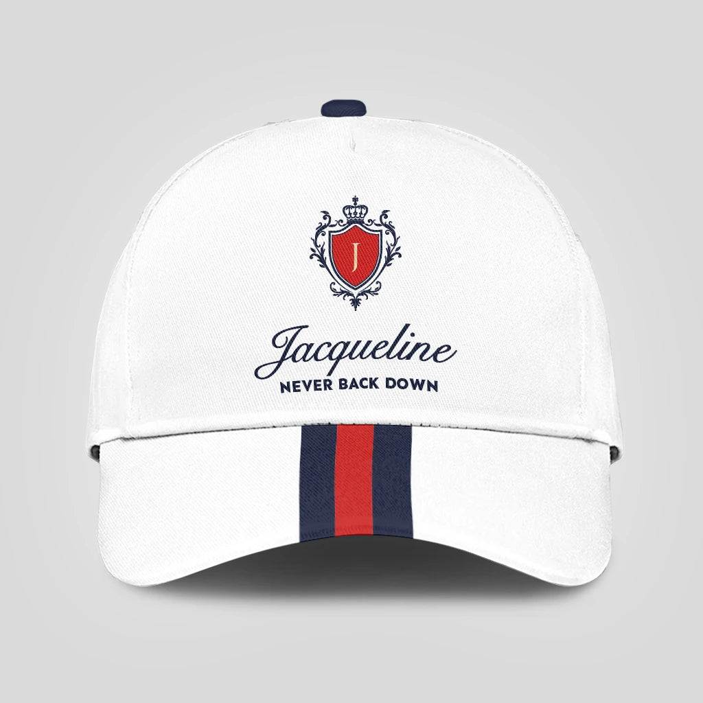 Never Back Down Stripped Cap JACQUELINE 13K1 C86PF