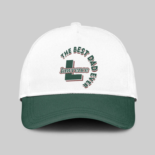 The Best Dad Ever Custom Name Cap LAWRENCE 13K1 C35PF
