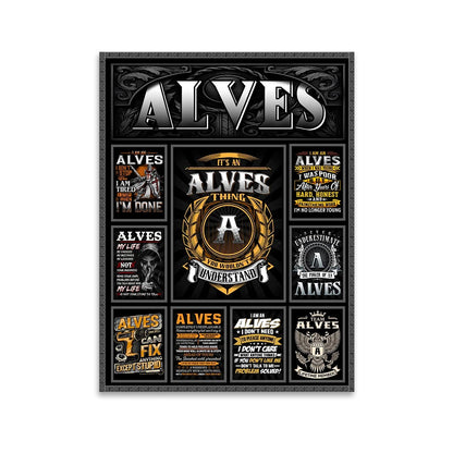 ALVES Personalized Sponge Floor Mat – Custom Printed Home Decor 13K1-AR2