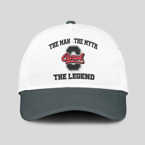 The Man The Myth The Legend Custom Initial Letter And Name Cap CAROL 13K1 C38PF