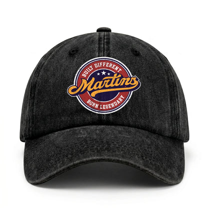 Built Different Born Legendary Logo Washed Cap MARTINS 13K1 C65PF