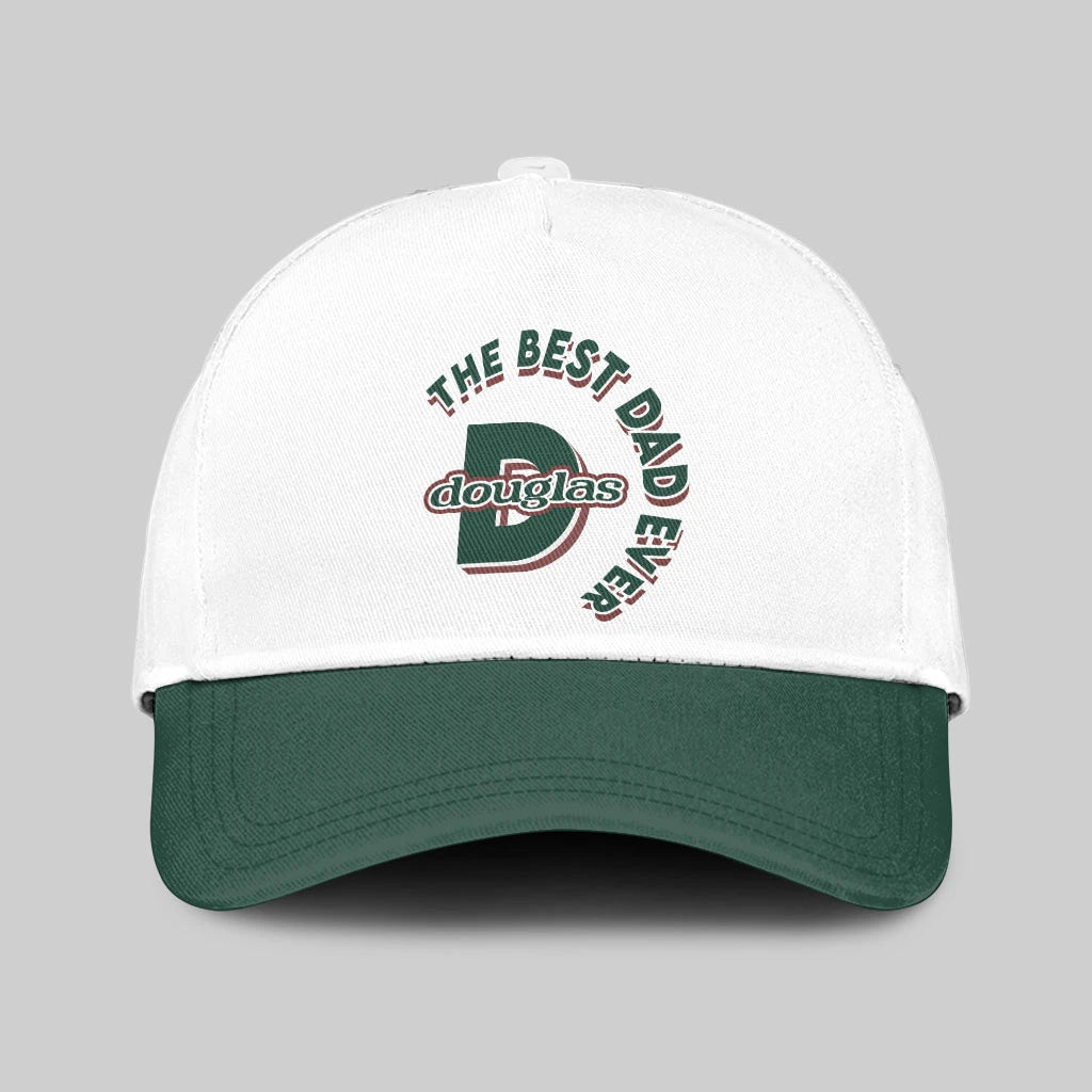 The Best Dad Ever Custom Name Cap DOUGLAS 13K1 C35PF