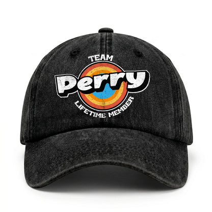 Team Your Name Lifetime Member Logo Cap PERRY 13K1 C66PF