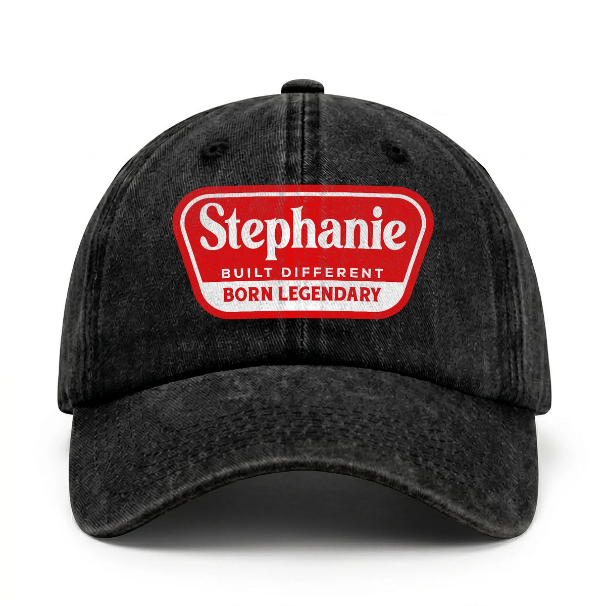 Built Different Born Legendary Red Logo Washed Cap STEPHANIE 13K1 C63PF