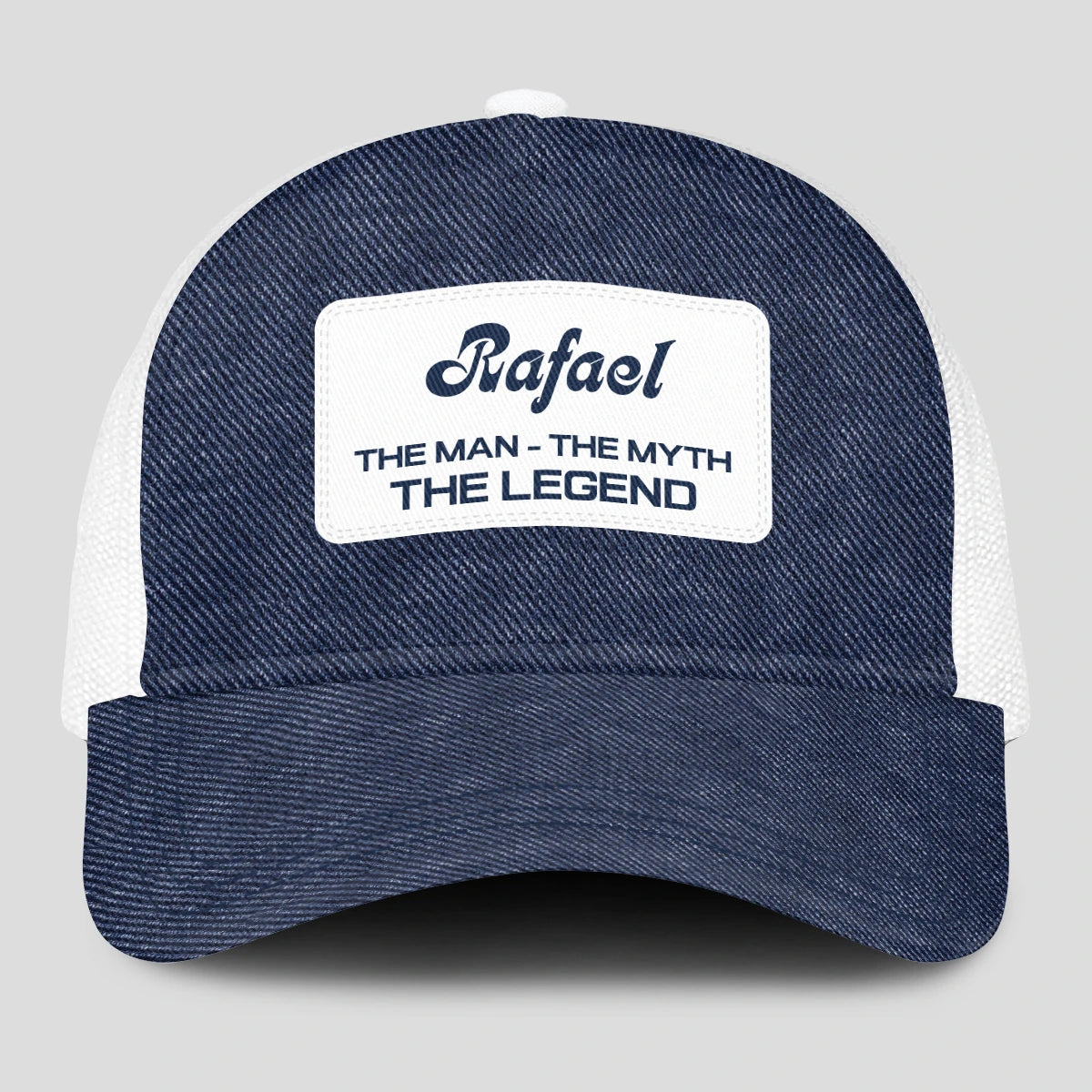 The Man The Myth The Legend Blue Denim Mesh Cap RAFAEL 13K1 C194PF