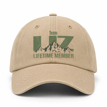 Team Your Name Lifetime Member Mountain Cap LIZ 13K1 C58PF