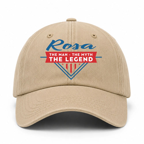 The Man The Myth The Legend Logo Washed Cap ROSA 13K1 C37PF