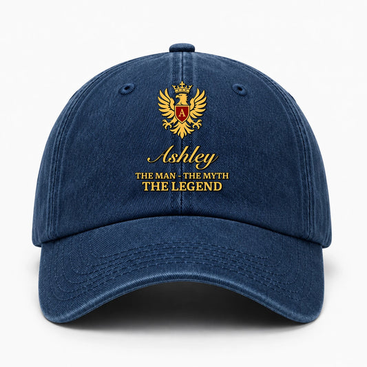The Man The Myth The Legend King Eagle Washed Cap ASHLEY 13K1 C149PF