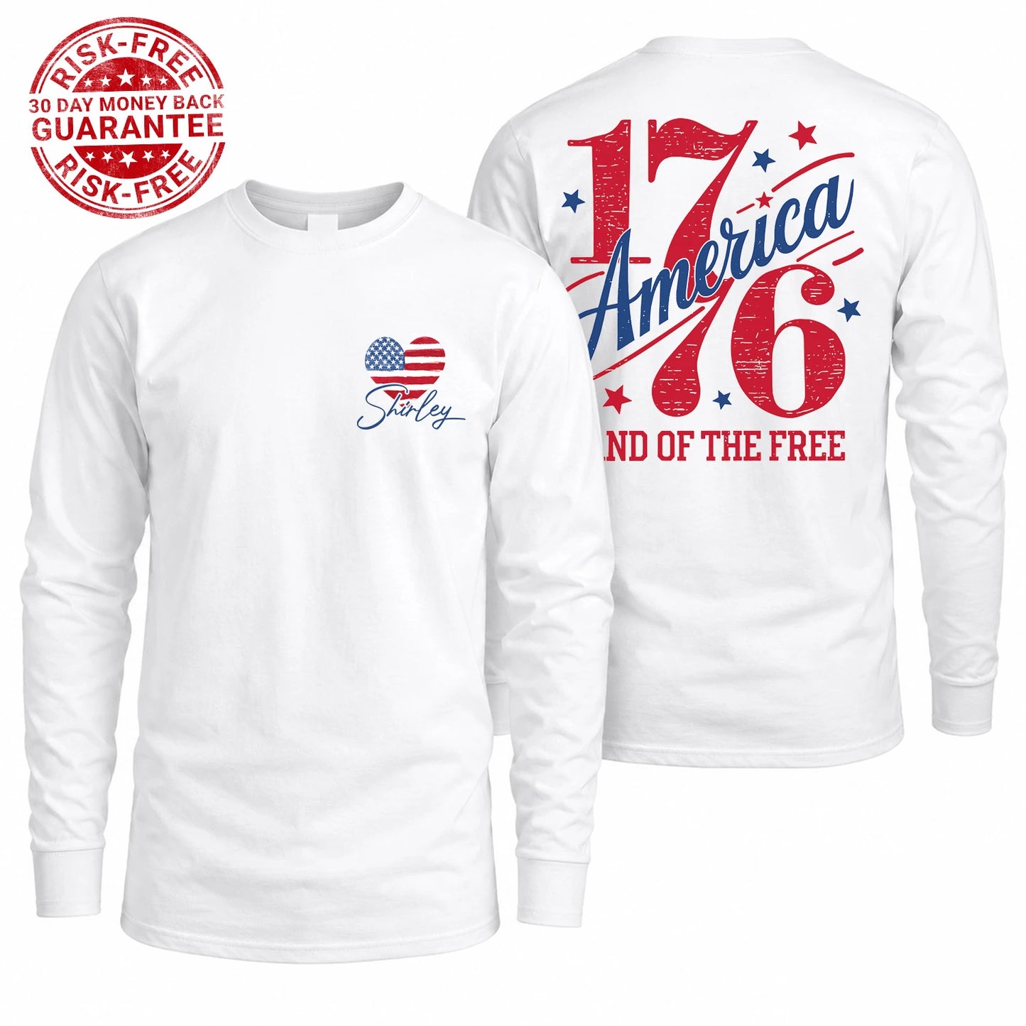 SHIRLEY 13K1-557 America 1776 Land of the Free