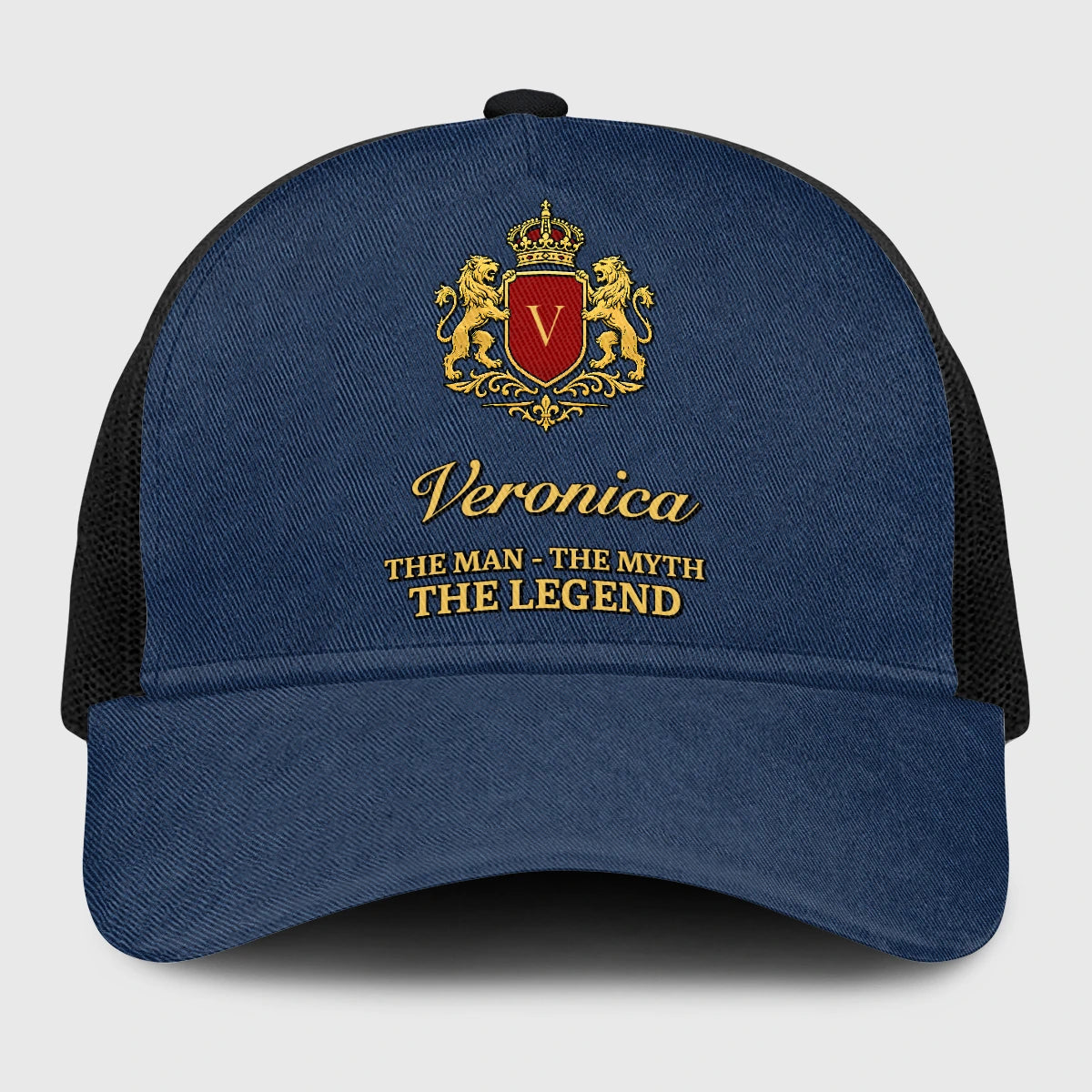 The Man The Myth The Legend Royal Blue Mesh Cap VERONICA 13K1 C187PF