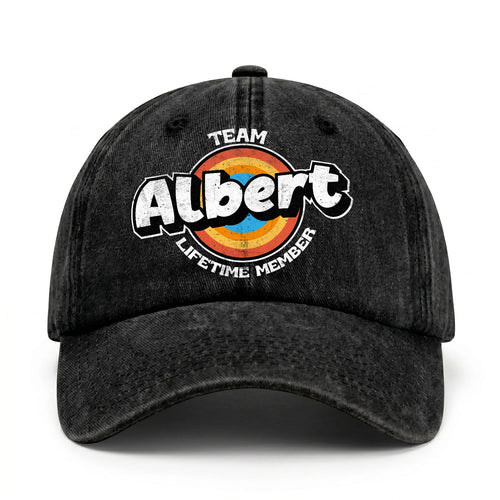 Team Your Name Lifetime Member Logo Cap ALBERT 13K1 C66PF