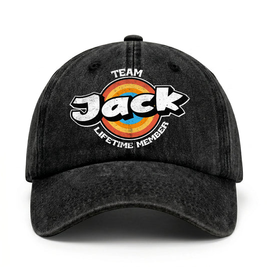Team Your Name Lifetime Member Logo Cap JACK 13K1 C66PF
