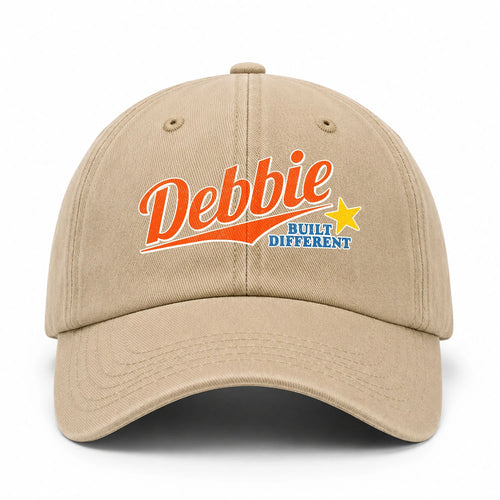 Your Name Built Different Logo Washed Cap DEBBIE 13K1 C56PF