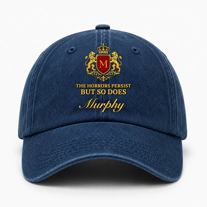 The Horrors Persist But So Does Your Name Luxury Washed Cap MURPHY 13K1 C113PF