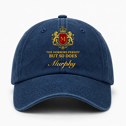 The Horrors Persist But So Does Your Name Luxury Washed Cap MURPHY 13K1 C113PF