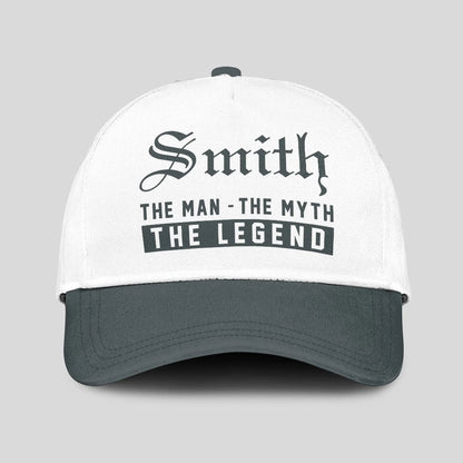 The Man The Myth The Legend Luxury Cap SMITH 13K1 C39PF