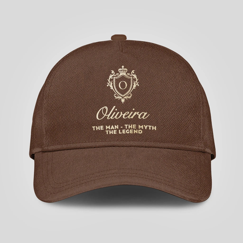 The Man The Myth The Legend Golden Brown Cap OLIVEIRA 13K1 C142PF