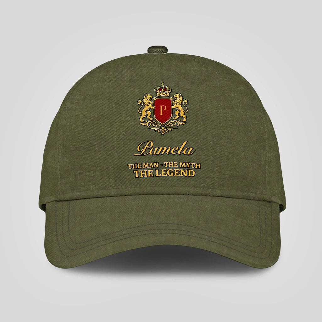 The Man The Myth The Legend Royal Olive Cap PAMELA 13K1 C92PF