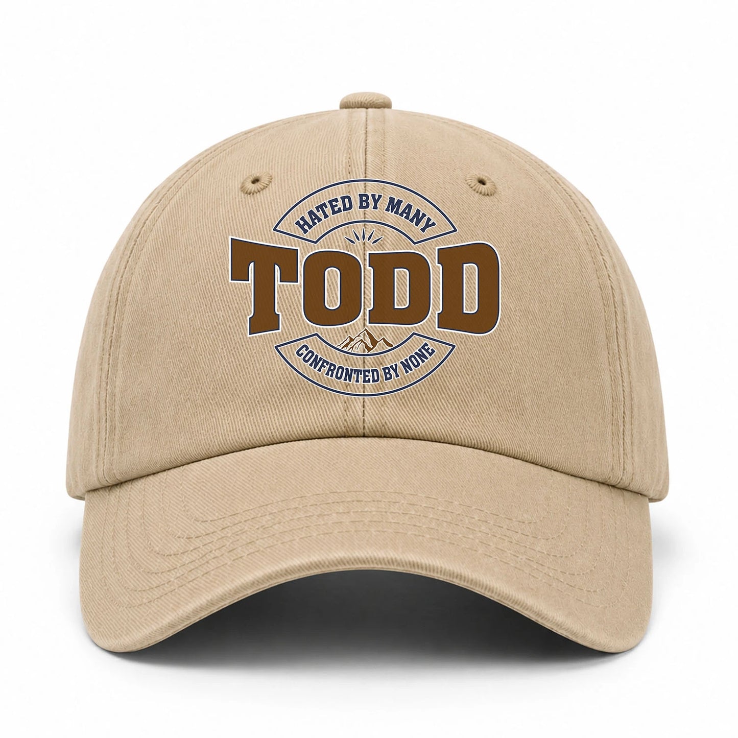 Hated By Many Confronted By None Washed Cap TODD 13K1 C36PF