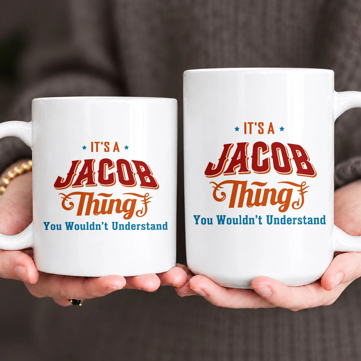 It's A Your Name Thing You Wouldn't Understand Retro Mug JACOB 13K1 MG26