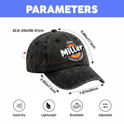 Team Your Name Lifetime Member Logo Cap MILLER 13K1 C66PF