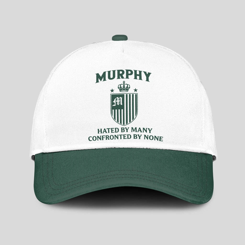Hated By Many Confronted By None Luxury Logo Cap MURPHY 13K1 C41PF