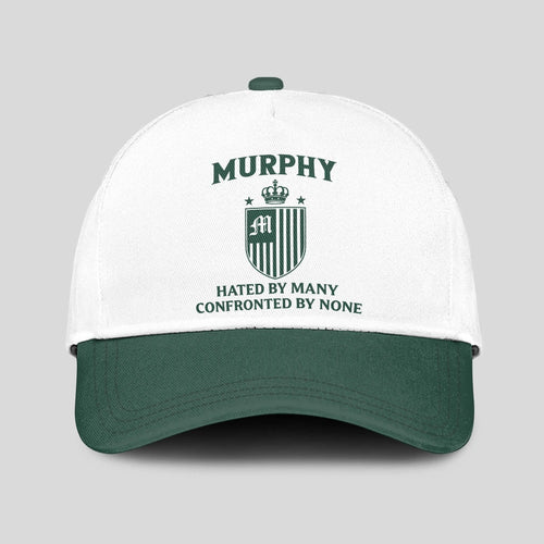 Hated By Many Confronted By None Luxury Logo Cap MURPHY 13K1 C41PF