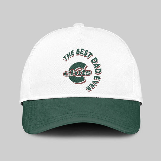 The Best Dad Ever Custom Name Cap CHRIS 13K1 C35PF