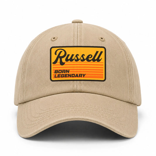 Born Legendary Vintage Washed Cap RUSSELL 13K1 C64PF