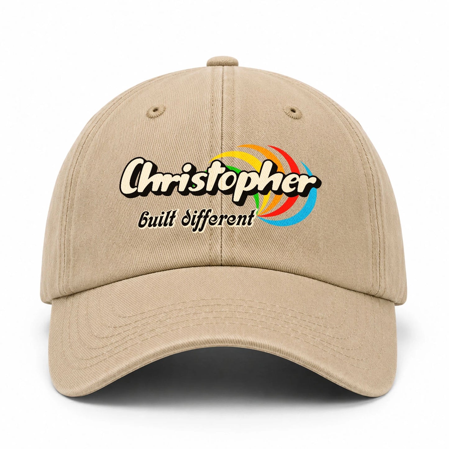 Your Name Built Different Retro Washed Cap CHRISTOPHER 13K1 C55PF