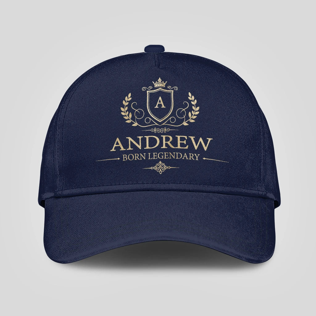 Born Legendary Luxury Crest Blue Cap ANDREW 13K1 C180PF