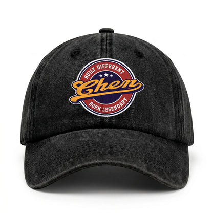 Built Different Born Legendary Logo Washed Cap CHEN 13K1 C65PF