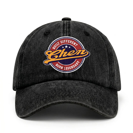 Built Different Born Legendary Logo Washed Cap CHEN 13K1 C65PF