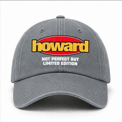 Your Name Not Perfect But Limited Edition Red Logo Washed Cap HOWARD 13K1 C84PF