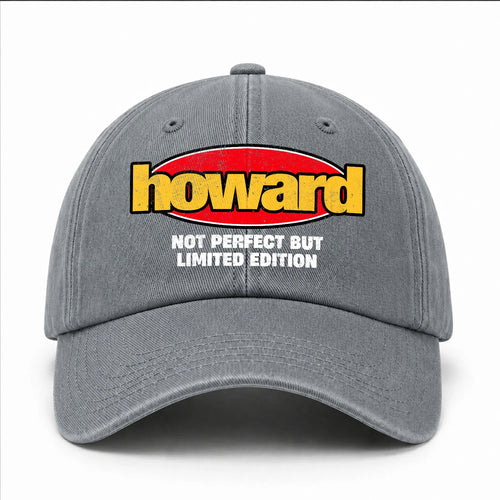 Your Name Not Perfect But Limited Edition Red Logo Washed Cap HOWARD 13K1 C84PF